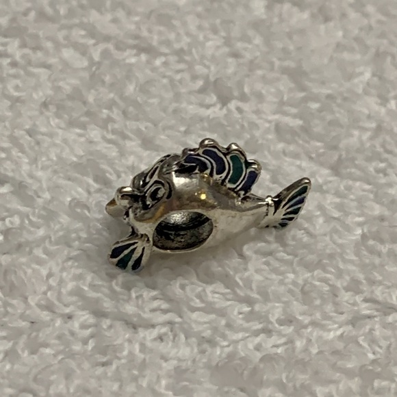 Disney little mermaid flounder Ariel fish charm fits pandora - Picture 4 of 5